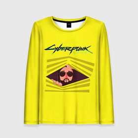 Женский лонгслив 3D с принтом Cyberpunk 2077 в городе Новоалтайск, 100% полиэстер | длинные рукава, круглый вырез горловины, полуприлегающий силуэт | cyberpunk 2077 | hacker | maelstrom | militech | quadra | samurai | sci fi | technology | trauma team | v | будущее | игра | иероглифы | киану ривз | кибер | киберпанк | киборг | киборги | корпорация | лого | милитек | панк | роботы | самурай | т