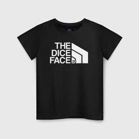 Детская футболка хлопок с принтом THE DICE FACE Cyberpunk 2077 в городе Новоалтайск, 100% хлопок | круглый вырез горловины, полуприлегающий силуэт, длина до линии бедер | cyberpunk 2077 | hacker | maelstrom | militech | quadra | samurai | sci fi | technology | trauma team | v | будущее | игра | иероглифы | киану ривз | кибер | киберпанк | киборг | киборги | корпорация | лого | милитек | панк | роботы | самурай | т