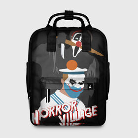 Женский рюкзак 3D с принтом Деревня дураков Horror Village в городе Новоалтайск, 100% полиэстер | лямки с регулируемой длиной, сверху ручки, чтобы рюкзак нести как сумку. Основное отделение закрывается на молнию, как и внешний карман. Внутри два дополнительных кармана, один из которых закрывается на молнию. По бокам два дополнительных кармашка, куда поместится маленькая бутылочка
 | horror village | каламбур