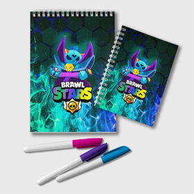 Блокнот с принтом Dark Lord Spike Brawl Stars в городе Новоалтайск, 100% бумага | 48 листов, плотность листов — 60 г/м2, плотность картонной обложки — 250 г/м2. Листы скреплены удобной пружинной спиралью. Цвет линий — светло-серый
 | Тематика изображения на принте: brawl | brawl stars | brawler | colette | colonel ruffs | dark lord | dark lord spike | leon | new brawler | ruffs | ruffus | space ox bull | spike | астробык булл | бравл | бравл старс | бравлер | колетт | руффс | спайк | тёмный лорд 