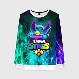 Женский свитшот 3D с принтом Dark Lord Spike Brawl Stars в городе Новоалтайск, 100% полиэстер с мягким внутренним слоем | круглый вырез горловины, мягкая резинка на манжетах и поясе, свободная посадка по фигуре | brawl | brawl stars | brawler | colette | colonel ruffs | dark lord | dark lord spike | leon | new brawler | ruffs | ruffus | space ox bull | spike | астробык булл | бравл | бравл старс | бравлер | колетт | руффс | спайк | тёмный лорд 