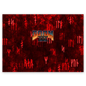Поздравительная открытка с принтом DOOM 3 (S) в городе Новоалтайск, 100% бумага | плотность бумаги 280 г/м2, матовая, на обратной стороне линовка и место для марки
 | doom | doom eternal | game | tegunvteg | демоны | дум | думгай | игры | марс | планета