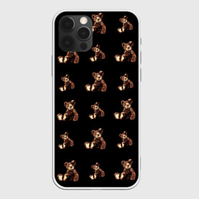 Чехол для iPhone 12 Pro Max с принтом Плюшевый Мишка (Паттерн) в городе Новоалтайск, Силикон |  | Тематика изображения на принте: 14 февраля | hello kitty | i love you | love is | валентин | день святого | животные | игрушка | иероглифы | любовь | мишка | надпись | парные | паттерн | подушки | поцелуй | принт | сердце | текст | узор | я тебя люблю