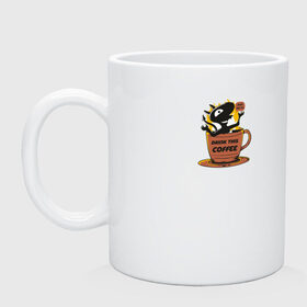Кружка с принтом DO IT! DRINK THE COFFEE в городе Новоалтайск, керамика | объем — 330 мл, диаметр — 80 мм. Принт наносится на бока кружки, можно сделать два разных изображения | coffee | disenchantment | elfo | luci | queen dagmar | ельфо | киса | королева дагмар | кот | кофе | люси | люцик | люцифер | разочарование
