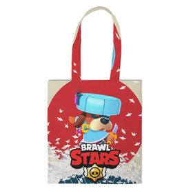 Шоппер 3D с принтом Brawl Stars - Ronin Ruffs в городе Новоалтайск, 100% полиэстер | Плотность: 200 г/м2; Размер: 34×35 см; Высота лямок: 30 см | brawl | brawl ruffs | brawl stars | brawl stars ronin ruffs | brawler | colonel ruffs | leon | new brawler | ronin ruffs | ruffs | ruffus | starrforce | бравл | бравл собака | бравл старс | бравлер | гавс | генерал гавс | леон | ронин 