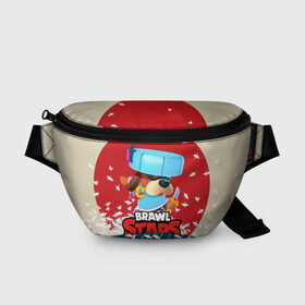 Поясная сумка 3D с принтом Brawl Stars - Ronin Ruffs в городе Новоалтайск, 100% полиэстер | плотная ткань, ремень с регулируемой длиной, внутри несколько карманов для мелочей, основное отделение и карман с обратной стороны сумки застегиваются на молнию | Тематика изображения на принте: brawl | brawl ruffs | brawl stars | brawl stars ronin ruffs | brawler | colonel ruffs | leon | new brawler | ronin ruffs | ruffs | ruffus | starrforce | бравл | бравл собака | бравл старс | бравлер | гавс | генерал гавс | леон | ронин 