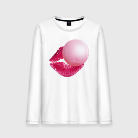Мужской лонгслив хлопок с принтом BubbleGum Lips в городе Новоалтайск, 100% хлопок |  | bubble | bubblegum | day | gum | heart | kiss | lips | love | romantic | valentine | valentines | амур | валентина | влюбленные | влюбленных | всех | губы | день | жвачка | любовь | поцелуй | романтика | романтичность | святого | сердечк