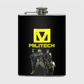 Фляга с принтом MILITECH Cyberpunk 2077 в городе Новоалтайск, металлический корпус | емкость 0,22 л, размер 125 х 94 мм. Виниловая наклейка запечатывается полностью | Тематика изображения на принте: cyberpunk 2077 | hacker | maelstrom | militech | quadra | samurai | sci fi | technology | trauma team | v | будущее | игра | иероглифы | киану ривз | кибер | киберпанк | киборг | киборги | корпорация | лого | милитек | панк | роботы | самурай | т