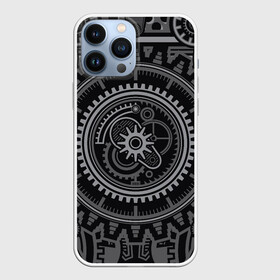 Чехол для iPhone 13 Pro Max с принтом Стимпанк Механизмы в городе Новоалтайск,  |  | Тематика изображения на принте: gears | mechanics | mechanism | steampunk | механизм | механика | стимпанк | шестеренки