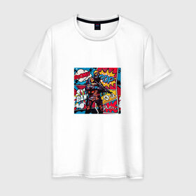 Мужская футболка хлопок с принтом Cs:Go Pop Art в городе Новоалтайск, 100% хлопок | прямой крой, круглый вырез горловины, длина до линии бедер, слегка спущенное плечо. | counter strike | cs go | game | pop art | игра | комикс | кс го | поп арт