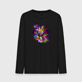 Мужской лонгслив хлопок с принтом Kitty pop art в городе Новоалтайск, 100% хлопок |  | art | cat | colors | kitty | paints | pop | riot | арт | буйство | буп | кот | котенок | кошка | краски | поп
