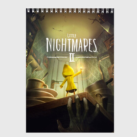 Скетчбук с принтом Little Nightmares 2 в городе Новоалтайск, 100% бумага
 | 48 листов, плотность листов — 100 г/м2, плотность картонной обложки — 250 г/м2. Листы скреплены сверху удобной пружинной спиралью | little nightmares | nightmares | игры | литл найтмейрс | моно | учительница