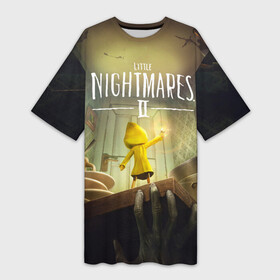 Платье-футболка 3D с принтом Little Nightmares 2 в городе Новоалтайск,  |  | little nightmares | nightmares | игры | литл найтмейрс | моно | учительница