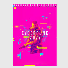 Скетчбук с принтом Cyberpunk 2077 в городе Новоалтайск, 100% бумага
 | 48 листов, плотность листов — 100 г/м2, плотность картонной обложки — 250 г/м2. Листы скреплены сверху удобной пружинной спиралью | cyberpunk 2077 | hacker | maelstrom | militech | quadra | samurai | sci fi | technology | trauma team | v | будущее | игра | иероглифы | киану ривз | кибер | киберпанк | киборг | киборги | корпорация | лого | милитек | панк | роботы | самурай | т