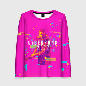 Женский лонгслив 3D с принтом Cyberpunk 2077 в городе Новоалтайск, 100% полиэстер | длинные рукава, круглый вырез горловины, полуприлегающий силуэт | cyberpunk 2077 | hacker | maelstrom | militech | quadra | samurai | sci fi | technology | trauma team | v | будущее | игра | иероглифы | киану ривз | кибер | киберпанк | киборг | киборги | корпорация | лого | милитек | панк | роботы | самурай | т