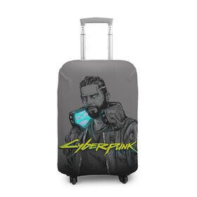 Чехол для чемодана 3D с принтом Cyberpunk 2077 в городе Новоалтайск, 86% полиэфир, 14% спандекс | двустороннее нанесение принта, прорези для ручек и колес | cyberpunk 2077 | hacker | maelstrom | militech | quadra | samurai | sci fi | technology | trauma team | v | будущее | игра | иероглифы | киану ривз | кибер | киберпанк | киборг | киборги | корпорация | лого | милитек | панк | роботы | самурай | т