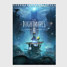 Скетчбук с принтом Little Nightmares 2 в городе Новоалтайск, 100% бумага
 | 48 листов, плотность листов — 100 г/м2, плотность картонной обложки — 250 г/м2. Листы скреплены сверху удобной пружинной спиралью | mono | six | игры | моно | постер | шестерка