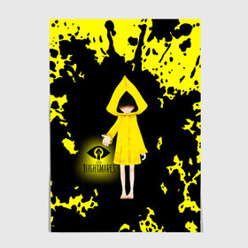 Постер с принтом Little Nightmares/Шестая в городе Новоалтайск, 100% бумага
 | бумага, плотность 150 мг. Матовая, но за счет высокого коэффициента гладкости имеет небольшой блеск и дает на свету блики, но в отличии от глянцевой бумаги не покрыта лаком | horror | little nightmares | logo game | monster | девочка | логотипы игр | монстры | ужастики | шестая