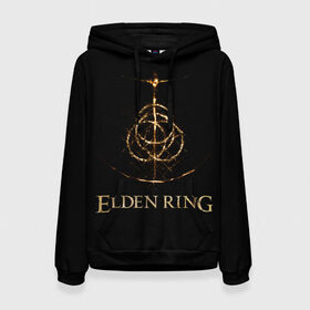 Женская толстовка 3D с принтом Elden Ring в городе Новоалтайск, 100% полиэстер  | двухслойный капюшон со шнурком для регулировки, мягкие манжеты на рукавах и по низу толстовки, спереди карман-кенгуру с мягким внутренним слоем. | action | armor | dark souls | demon | elden ring | fromsoftware | games | george martin | japan | knight | namco bandai | rpg | weapon | броня | дарк соулс | демон | джордж мартин | игры | оружие | рпг | рыцарь | темные души | экшен | япония