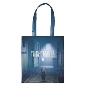 Шоппер 3D с принтом Little Nightmares II в городе Новоалтайск, 100% полиэстер | Плотность: 200 г/м2; Размер: 34×35 см; Высота лямок: 30 см | games | little nightmares | playstation | игра | мрачный | персонаж игры | человечек