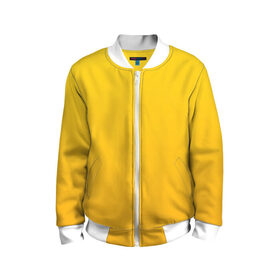 Детский бомбер 3D с принтом lITTLE NIGHTMARES (КОСТЮМ) в городе Новоалтайск, 100% полиэстер | застегивается на молнию, по бокам два кармана без застежек, мягкие манжеты, по низу бомбера и на воротнике — эластичная резинка | Тематика изображения на принте: game | horror | little nightmares | игра | хоррор | шестая