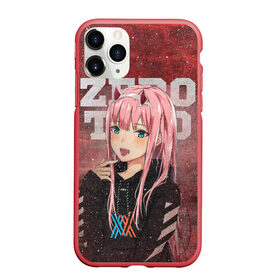 Чехол для iPhone 11 Pro Max матовый с принтом Zero Two в городе Новоалтайск, Силикон |  | darling | darling in the franxx | zero two | вайфу | зеро ту | код 002 | любимый во франксе | франкс