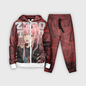 Детский костюм 3D с принтом Zero Two в толстовке в городе Новоалтайск,  |  | darling | darling in the franxx | zero two | вайфу | зеро ту | код 002 | любимый во франксе | франкс
