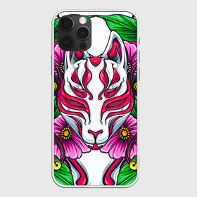 Чехол для iPhone 12 Pro Max с принтом Японский демон в городе Новоалтайск, Силикон |  | demon | fox | japanese | mask | арт | голова | демон | маска | монстр | рисунок | цветы | японский