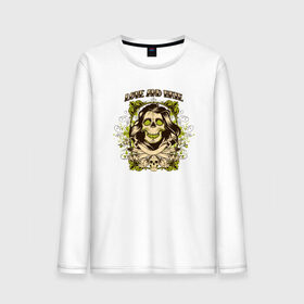 Мужской лонгслив хлопок с принтом Skull Art в городе Новоалтайск, 100% хлопок |  | art | body | bones | dead | drawing | face | graffiti | head | roses | skeleton | skul | skull | ад | арт | голова | граффити | зло | кости | лицо | металл | нарисованный | розы | рок | скелет | скул | скулл | три черепа | тьма
