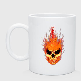 Кружка с принтом fire skull в городе Новоалтайск, керамика | объем — 330 мл, диаметр — 80 мм. Принт наносится на бока кружки, можно сделать два разных изображения | Тематика изображения на принте: art | body | bones | dead | drawing | face | fire | graffiti | head | roses | silent | skeleton | skul | skull | ад | арт | голова | граффити | зло | индеец | кости | огонь | перья | розы | рок | скелет | скул | скулл | три чер