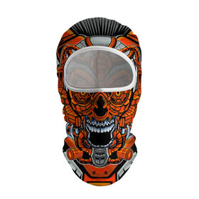Балаклава 3D с принтом CyberSkull в городе Новоалтайск, 100% полиэстер, ткань с особыми свойствами — Activecool | плотность 150–180 г/м2; хорошо тянется, но при этом сохраняет форму. Закрывает шею, вокруг отверстия для глаз кайма. Единый размер | Тематика изображения на принте: cyberpunk | evil | head | mask | mechanical | rage | robot | skull | арт | гнев | голова | демон | дьявол | злой | киберпанк | маска | механический | монстр | робот | рога | самурай | череп