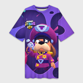 Платье-футболка 3D с принтом Генерал Гавс brawl stars в городе Новоалтайск,  |  | brawl | brawl stars | brawlstars | brawl_stars | jessie | бравл | бравлер руффс | бравлстарс | генерал гавс