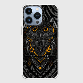 Чехол для iPhone 13 Pro с принтом Рисунок сова в городе Новоалтайск,  |  | animal | art | head | owl | абстракция | арт | голова | животные | орнамент | рисунок | сова