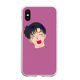 Чехол для iPhone XS Max матовый с принтом Моморе в городе Новоалтайск, Силикон | Область печати: задняя сторона чехла, без боковых панелей | moon | seylor | в матроске | луна | моморе | парные | сейлор мун | сейлормун | сердечко | такседо маск | усаги цукино