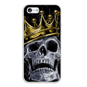 Чехол для iPhone 5/5S матовый с принтом Король скелетов в городе Новоалтайск, Силикон | Область печати: задняя сторона чехла, без боковых панелей | классный | кофта | майка итд | модный | новый | футболка | яркий