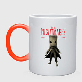 Кружка хамелеон с принтом Little Nightmares в городе Новоалтайск, керамика | меняет цвет при нагревании, емкость 330 мл | little nightmares | игра | страшилка | страшная игра | ужас | хоррор
