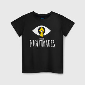 Детская футболка хлопок с принтом LITTLE NIGHTMARES в городе Новоалтайск, 100% хлопок | круглый вырез горловины, полуприлегающий силуэт, длина до линии бедер | little nightmares | little nightmares 2 | six | игры | комиксы | шестая