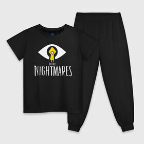 Детская пижама хлопок с принтом LITTLE NIGHTMARES в городе Новоалтайск, 100% хлопок |  брюки и футболка прямого кроя, без карманов, на брюках мягкая резинка на поясе и по низу штанин
 | little nightmares | little nightmares 2 | six | игры | комиксы | шестая