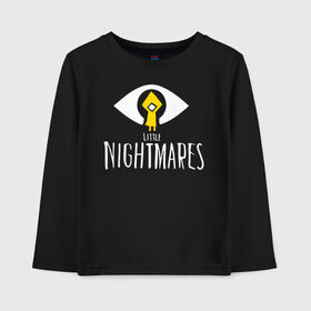 Детский лонгслив хлопок с принтом LITTLE NIGHTMARES в городе Новоалтайск, 100% хлопок | круглый вырез горловины, полуприлегающий силуэт, длина до линии бедер | little nightmares | little nightmares 2 | six | игры | комиксы | шестая