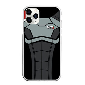 Чехол для iPhone 11 Pro Max матовый с принтом КОСТЮМ N7 | MASS EFFECT N7 | МАСС ЭФФЕКТ Н7 в городе Новоалтайск, Силикон |  | bioware | n7 | shepard | броня | жнецы | костюм | масс эффект | н7 | стальная броня | шепард | эффект массы