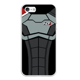 Чехол для iPhone 5/5S матовый с принтом КОСТЮМ N7 | MASS EFFECT N7 | МАСС ЭФФЕКТ Н7 в городе Новоалтайск, Силикон | Область печати: задняя сторона чехла, без боковых панелей | bioware | n7 | shepard | броня | жнецы | костюм | масс эффект | н7 | стальная броня | шепард | эффект массы