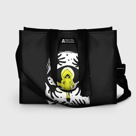 Сумка-шоппер 3D с принтом Little Nightmares 2 в городе Новоалтайск, 100% полиэстер | застегивается на металлическую кнопку; внутренний карман застегивается на молнию. Стенки укреплены специальным мягким материалом, чтобы защитить содержимое от несильных ударов
 | 2 | game | little | night | nightmares | игра | маленькие | ночь | платформер | страшилка | ужас | ужастики | ужасы