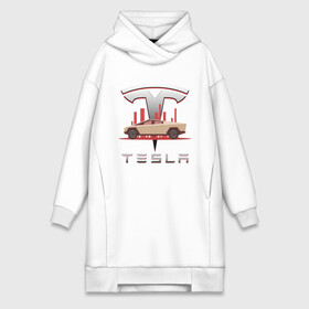 Платье-худи хлопок с принтом TESLA CYBERTRUCK   ТЕСЛА (Z) в городе Новоалтайск,  |  | cybertruck | elon mask | model s | model x | model y | moscow tesla club | semi | tesla | tesla motors | tesla roadster | автомобилестроение | илон | илон маск | кибертрек | литий ионные аккумуляторы | маск | никола тесла | солнечная энергетика 