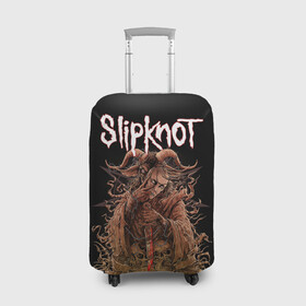 Чехол для чемодана 3D с принтом SLIPKNOT в городе Новоалтайск, 86% полиэфир, 14% спандекс | двустороннее нанесение принта, прорези для ручек и колес | art | band | corey | grunge | iowa | metal | music | punk | rock | slipknot | taylor | usa | группа | джои | кори | металл | мик | музыка | панк | петля | рок | сид | слипнот | тэйлор | шон