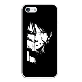 Чехол для iPhone 5/5S матовый с принтом Эрен Йегер в городе Новоалтайск, Силикон | Область печати: задняя сторона чехла, без боковых панелей | aot | attack | corps | on | titan | training | аккерман | армин | атака | бронированный | женская | звероподобный | йегер | капрал | координата | корпус | крылья | леви | микаса | молотоборец | особь | перевозчик