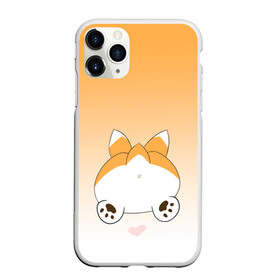 Чехол для iPhone 11 Pro Max матовый с принтом попа корги милота в городе Новоалтайск, Силикон |  | арт | градиент | домашний питомец | корги | коргиш | лапки | любителю животных | пес | песик | попка | пряжок | рисунок | собака | собачка | ушки | хвостик | щенок