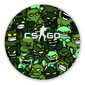 Коврик для мышки круглый с принтом CS:GO - Impire | Чертята в городе Новоалтайск, резина и полиэстер | круглая форма, изображение наносится на всю лицевую часть | beast | bombing | counter | cs | easy | ez | gg | ggwp | global | go | hyper | kill | offensive | one | shot | sticker | stickerbombing | strike | империя | контра | стикер | стикербомбинг | черт | чертята