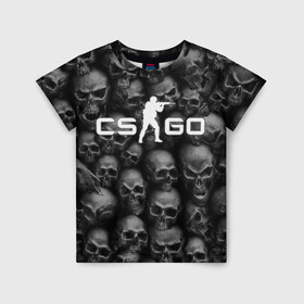 Детская футболка 3D с принтом CS:GO Catacombs | Катакомбы в городе Новоалтайск, 100% гипоаллергенный полиэфир | прямой крой, круглый вырез горловины, длина до линии бедер, чуть спущенное плечо, ткань немного тянется | beast | cat | catacombs | cats | counter | counter strike | cs | death | easy | ez | gg | ggwp | global | go | hyper | kill | offensive | one | shot | skull | skulls | strike | зверь | катакомбы | кот | коты | котята | кошка | скоростной