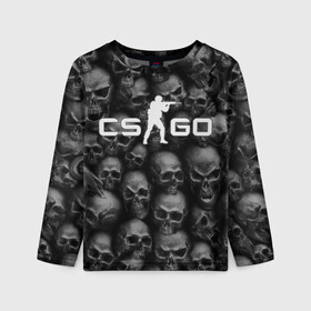 Детский лонгслив 3D с принтом CS:GO Catacombs | Катакомбы в городе Новоалтайск, 100% полиэстер | длинные рукава, круглый вырез горловины, полуприлегающий силуэт
 | beast | cat | catacombs | cats | counter | counter strike | cs | death | easy | ez | gg | ggwp | global | go | hyper | kill | offensive | one | shot | skull | skulls | strike | зверь | катакомбы | кот | коты | котята | кошка | скоростной