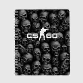 Тетрадь с принтом CS:GO Catacombs | Катакомбы в городе Новоалтайск, 100% бумага | 48 листов, плотность листов — 60 г/м2, плотность картонной обложки — 250 г/м2. Листы скреплены сбоку удобной пружинной спиралью. Уголки страниц и обложки скругленные. Цвет линий — светло-серый
 | beast | cat | catacombs | cats | counter | counter strike | cs | death | easy | ez | gg | ggwp | global | go | hyper | kill | offensive | one | shot | skull | skulls | strike | зверь | катакомбы | кот | коты | котята | кошка | скоростной